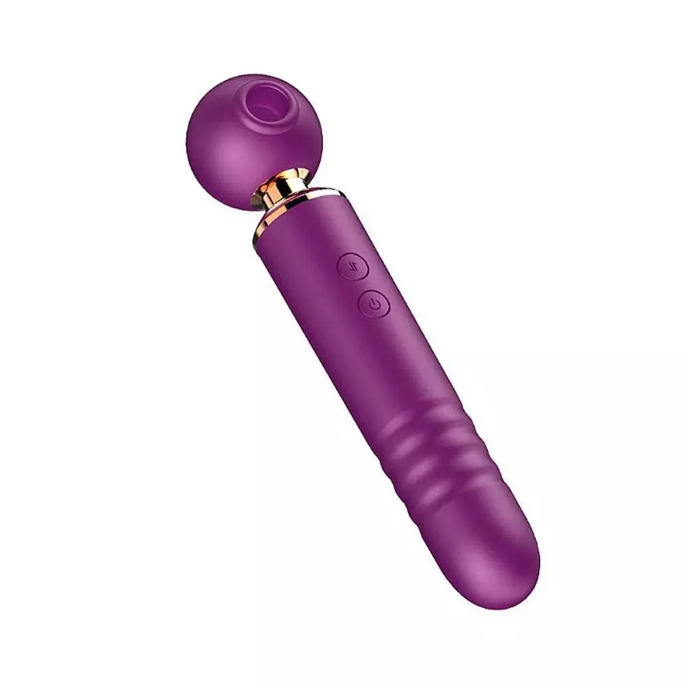 Vibrador Varinha Mágica Sobe E Desce Com Pulsação