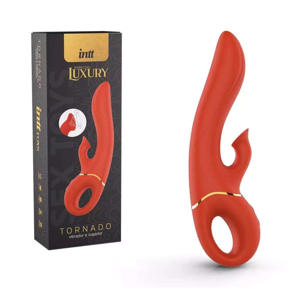 Tornado VIibrador E Sugador - Linha Luxury