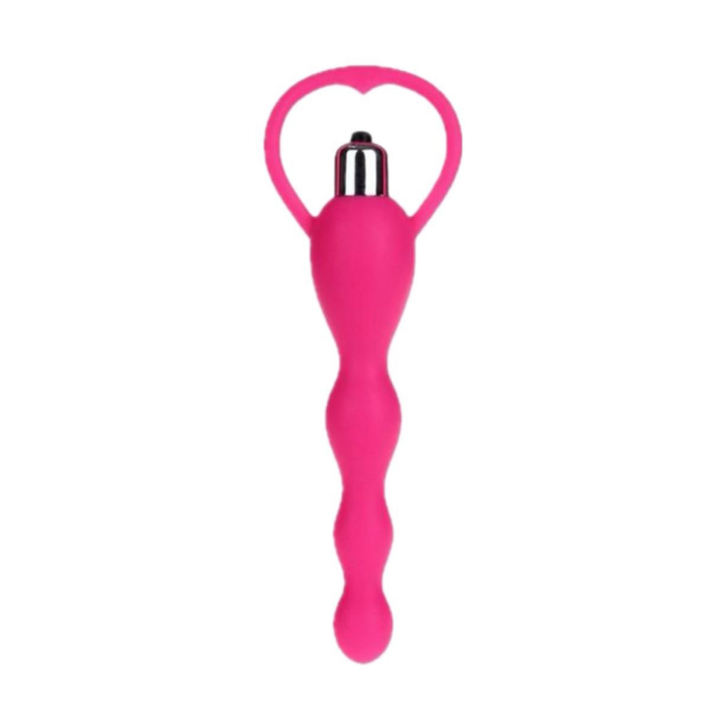 Plug Anal com Vibrador de Silicone