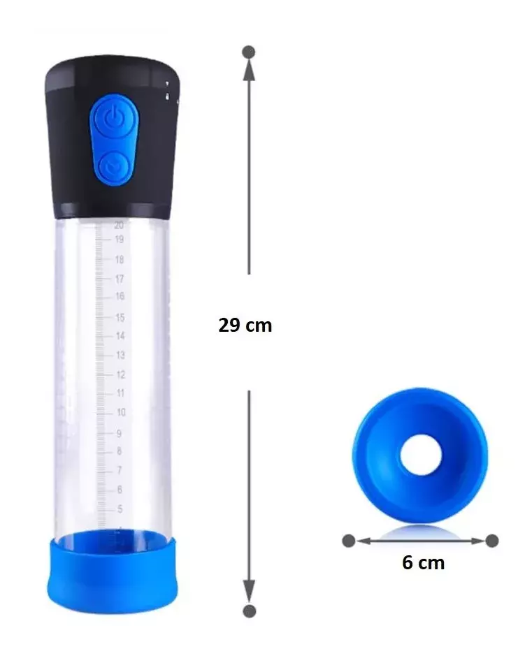 Bomba Peniana Elétrica a Vácuo Aumento Potencial de Tamanho com 3 Modos de Potência a Pilha